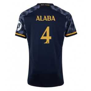 Real Madrid David Alaba #4 Bortatröja 2023-24 Kortärmad